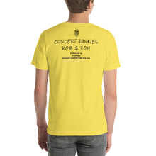 Load image into Gallery viewer, Short-Sleeve Unisex Concert Junkies Rob &amp; Jon T-Shirt