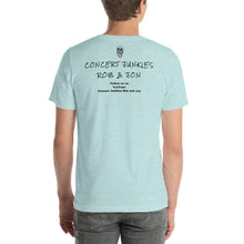 Load image into Gallery viewer, Short-Sleeve Unisex Concert Junkies Rob &amp; Jon T-Shirt