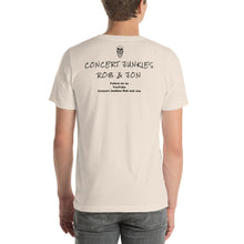 Load image into Gallery viewer, Short-Sleeve Unisex Concert Junkies Rob &amp; Jon T-Shirt