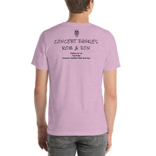 Load image into Gallery viewer, Short-Sleeve Unisex Concert Junkies Rob &amp; Jon T-Shirt