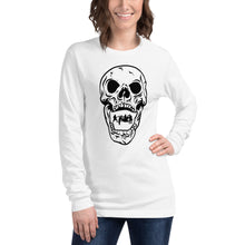 Load image into Gallery viewer, Unisex Long Sleeve Concert Junkies Skull Tee
