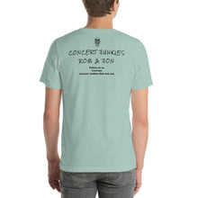 Load image into Gallery viewer, Short-Sleeve Unisex Concert Junkies Rob &amp; Jon T-Shirt