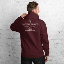 Load image into Gallery viewer, Unisex Concert Junkies Skull Hoodie