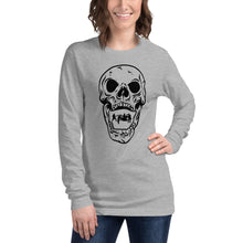 Load image into Gallery viewer, Unisex Long Sleeve Concert Junkies Skull Tee
