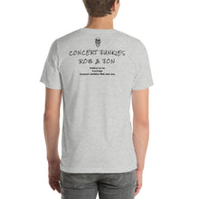 Load image into Gallery viewer, Short-Sleeve Unisex Concert Junkies Rob &amp; Jon T-Shirt