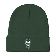 Load image into Gallery viewer, Embroidered Concert Junkies Skull Beanie