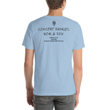 Load image into Gallery viewer, Short-Sleeve Unisex Concert Junkies Rob &amp; Jon T-Shirt