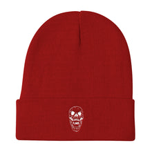 Load image into Gallery viewer, Embroidered Concert Junkies Skull Beanie