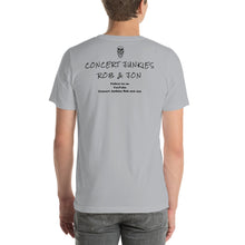 Load image into Gallery viewer, Short-Sleeve Unisex Concert Junkies Rob &amp; Jon T-Shirt