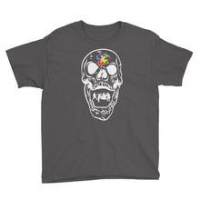 Load image into Gallery viewer, Youth Short Sleeve Concert Junkies Autism Awareness T-Shirt