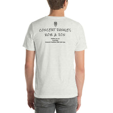 Load image into Gallery viewer, Short-Sleeve Unisex Concert Junkies Rob &amp; Jon T-Shirt